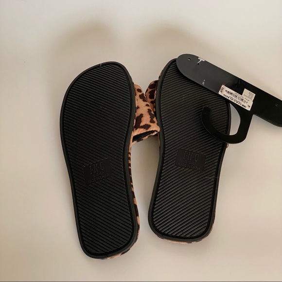 INC International Concepts Women’s Leopard Open Toe Slippers - Picture 7 of 7